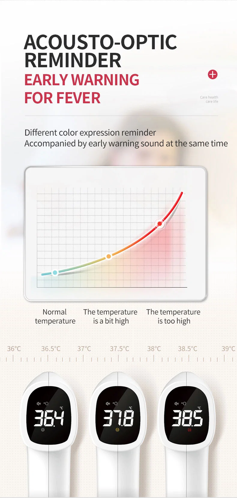 Contec Tp500 Infrarrojo Digital Non Contact Temperature Measurement Instrument Infared Thermometer