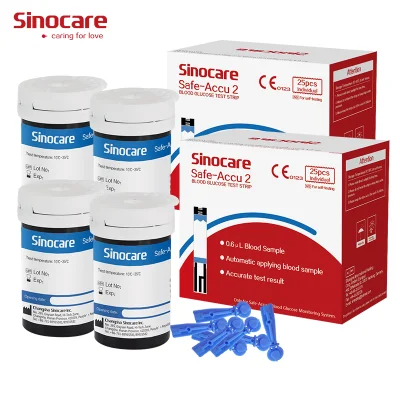 Sinocare 혈당 측정기 안전 Aq Accu Sinocare 혈당 테스트 디지털 측정기 의료용 혈당 모니터 Cgm Watch