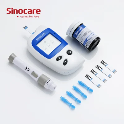 Sinocare 혈당 측정기 사용하기 쉬운 혈당 시계 혈당 모니터 Safe Accu2